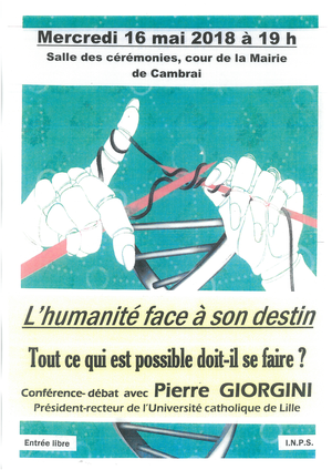 Affiche conference debat